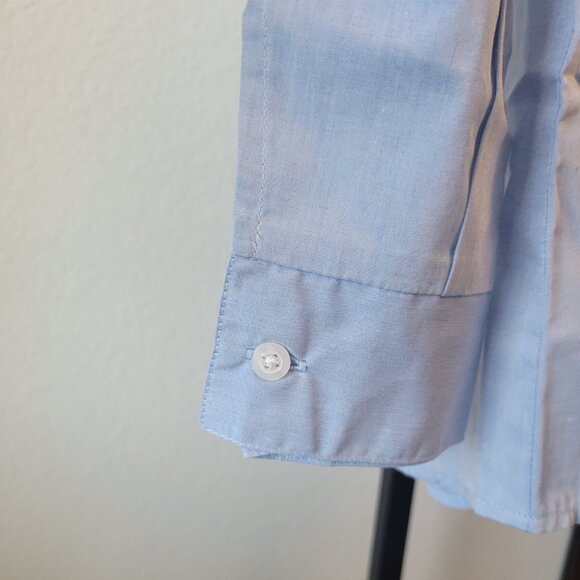 Van Heusen Boy's Button-down Long Sleeve Shirt with Tie - Picture 5 of 7